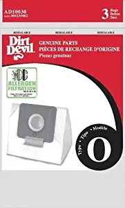 Dirt Devil Type O Allergen Vacuum Bags (9-Pack), AD10030