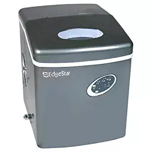 Edgestar IP210TI Titanium Portable Countertop Ice Maker, Gray