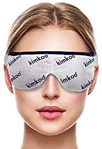 Kimkoo Eye Compress Moist Heat &Dry Eye Mask - Microwave Heating Pad,Washable and Reusable