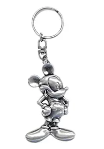 Disney Classic Mickey 2D Pewter Keyring