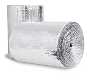 US Energy Products 400sqft (48" x 100') Double Bubble Reflective Foil Insulation Thermal Barrier R8 Vapor Barrier Residential Commercial