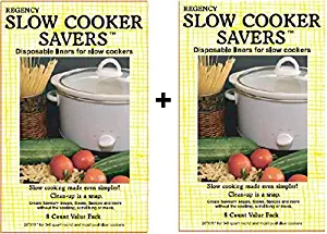 Slow Cooker Savers- 16 Disposable Liners for Slow Cookers by Regency Wraps