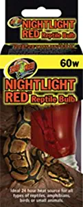 Zoo Med Nightlight Red Reptile Bulb - 60 Watt