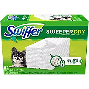 Swiffer Sweeper Dry Dry Sweeping Pad Pet Refills 52 ct Box