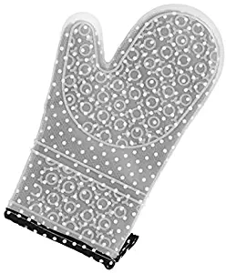 Professional Silicone Oven Mitt Gloves Extended Length Heat Resistant with Non Slip Grip TPKU71602