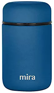MIRA Lunch, Food Jar | Vacuum Insulated Stainless Steel Lunch Thermos | 13.5 oz | Denim