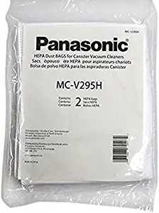 Panasonic MC-V295H Type C-19 Canister HEPA Vacuum Bag, Pack of 2