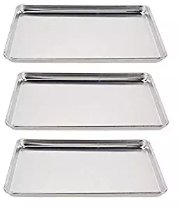 Vollrath 5303 Wear-Ever Half-Size Sheet Pans, Set of 3 (18-Inch x 13-Inch, Aluminum)