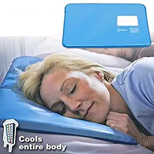 Cooling Gel Pillow - Summer Ice Pad Massager Therapy Insert Chillow Sleeping Aid Mat Muscle Relief Cooling Gel Pillow - Cover Insert Pillows Cooling Sleeping Pillowcase King Pillow Sleepers