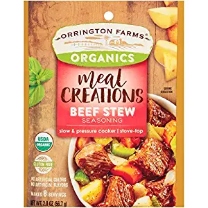 Orrington Farms Organic Meal Creations Seasoning, Beef Stew (6 Count)
