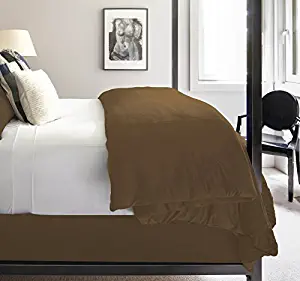 SHEEX Technical Suede Duvet Cover Set, Wonderfully Soft Covers, Hazelnut, Full/Queen