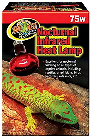 Zoo Med Nocturnal Infrared Incandescent Heat Lamp 75 Watts