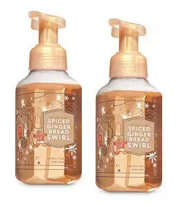 Bath and Body Works 2 Spiced Gingerbread Swirl Gentle Foaming Hand Soap. 8.75 Oz.