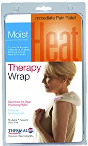 Thermalon Microwave Activated Moist Heat-Cold Compress Wrap for Back, Neck, Shoulder, Head, Abdomen, 5.5" x 18.5"