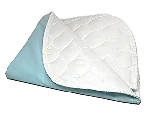 RMS Ultra Soft 4-Layer Washable and Reusable Incontinence Bed Underpads, 34"X36" with Two 18" Flaps