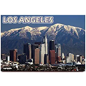 Los Angeles fridge magnet 3"x2" California travel souvenir