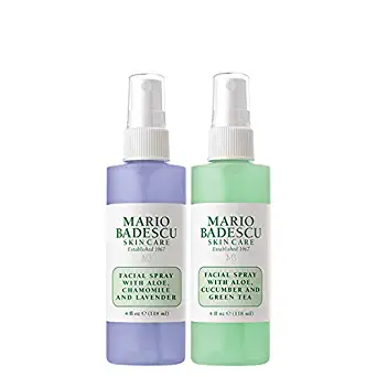 Mario Badescu Facial Spray with Lavender and Facial Spray with Cucumber Duo