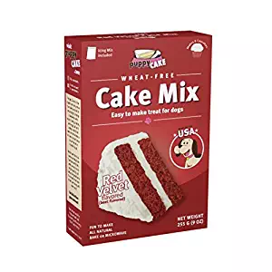 Puppy Cake Wheat-Free Red Velvet Cake Mix and Frosting Mix for Dogs