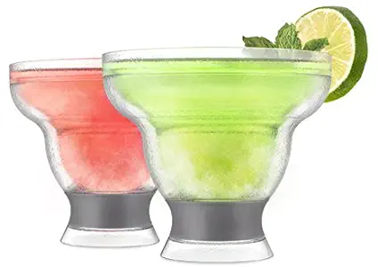 Cooling Pint Glasses, Margarita Freeze Double-walled Cocktail Cool Pint Glasses (Sold by Case, Pack of 6)