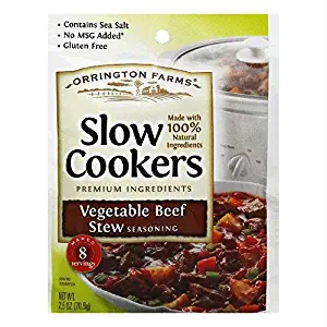 Orrington Farms Seasoning Slow Cooker Veg Beef Stew, 2.5 oz
