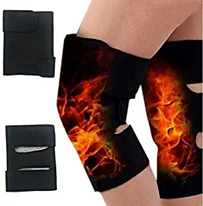 1 Pair Self Heating Kneepad Knee Support Belt Magnetic Tourmaline Therapy Knees Massager