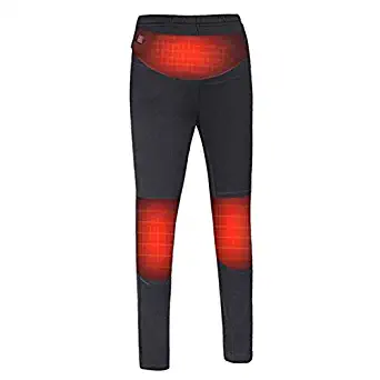 Gomber Electric Insulated Heated Pants USB Smart Thermostat Carbon Fiber Electric Heating Pant Adjustable Charging trousers