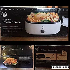 GE 18-Quart Roaster Oven - Roasts, Bakes, Cooks and Serves