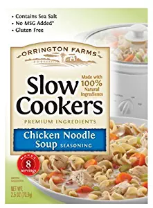 Orrington Farms Slow Cookers Chicken Noodle Soup, 2.5 Ounce (Pack of 12)
