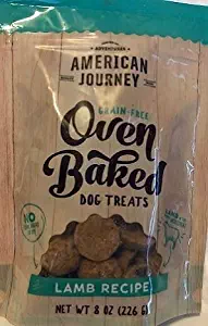 American Journey Grain Free Oven Baked Dog Treats Lamb Recipe 1-Bag NET WT 8 OZ