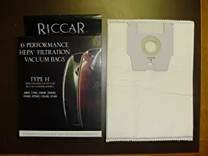 Genuine Riccar Type H Hepa Filtration Vacuum Cleaner Bags (6 pack)