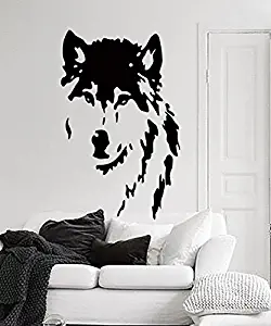 Wall Decals Wild Animals Wolf Dog Predator Face Bedroom Living Children Any Room Vinyl Decal Sticker Home Decor Fast Shipping Fast Shipping L53