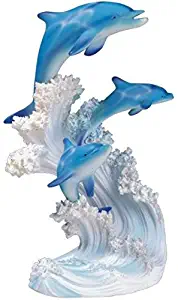 George S. Chen Imports SS-G-90085 Marine Life Three Dolphin Design Figurine Statue Decoration Collection