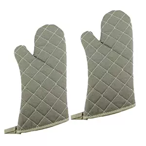 New Star 32024 Oven Flame Retardant Mitts/Gloves, 15-Inch, Set of 2