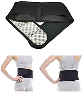 Self-heating Magnetic Back Waist Deluxe Double Pull Magnetic Lumbar/Lower Back Support Belt Pain Relief