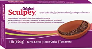 Scupley Oven Bake Clay, Terra Cotta