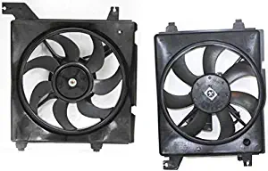 Cooling Fan Assembly Set of 2 for 2006 Hyundai Elantra Limited
