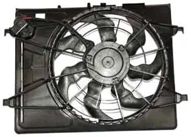TYC 621710 Hyundai Elantra Replacement Radiator/Condenser Cooling Fan Assembly