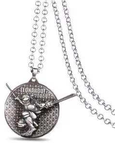 Mct12 - Teenage Mutant Ninja Turtles Metal Charm Pendant Necklace Cosplay Jewelry Gift Accessories