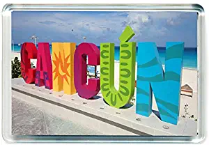 I238 Cancún Jumbo Refrigerator Magnet Mexico Travel Fridge Magnet