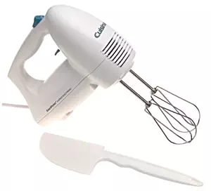 Cuisinart HTM-5 SmartPower 5-Speed Electronic Hand Mixer, White