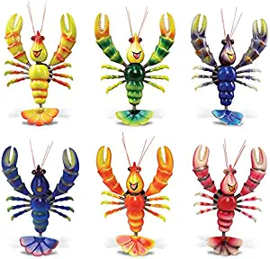 Funny Lobster - Refrigerator Bobble Magnet (Set of 6)