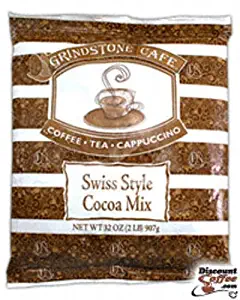 Swiss Style Cocoa Mix Instant Powder Beverage Mix for Vending or Home 6 / 2 lb Bags (Hot Chocolate)