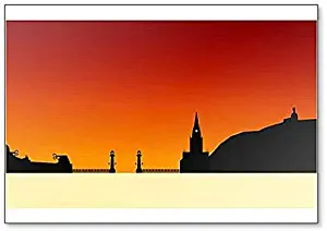 San Sebastian Skyline, Donosti In Spain classic fridge magnet