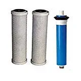 Compatible for 24 GPD RO Reverse Osmosis GE Membrane and FX12M Smart Water with Pre & Post Filters