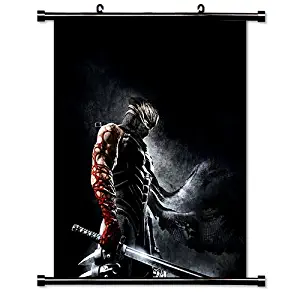 Ninja Gaiden Videogame Fabric Wall Scroll Poster (16" x 17") Inches