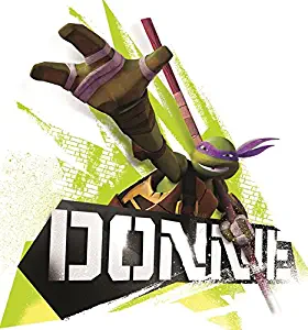 5" Don Donnie Donatello Bo Staff Purple Turtle TMNT Teenage Mutant Ninja Turtles Movie Removable Peel Self Stick Wall Decal Sticker Art Kids Room Home Decor Boys Room 5 inch wide by 5 inch tall