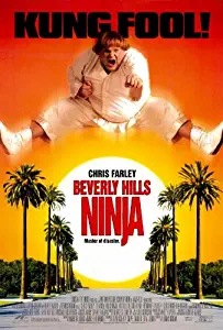 Beverly Hills Ninja Movie Poster (27 x 40 Inches - 69cm x 102cm) (1997) -(Chris Farley)(Nicolette Sheridan)(Robin Shou)(Nathaniel Parker)(Chris Rock)(Soon-Teck Oh)