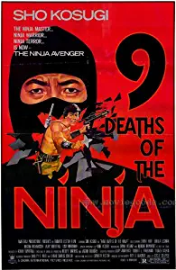 Nine Deaths of the Ninja Poster Movie 27x40
