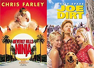 Chris Farley David Spade Comedy Movie Bundle Beverly Hills Ninja & Joe Dirt DVD Double Feature