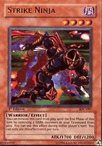 Yu-Gi-Oh! - Strike Ninja (IOC-007) - Invasion of Chaos - 1st Edition - Ultra Rare